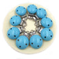 Wooden Pacifier Clip 30mm Three-Hole Round Teething Toy 18