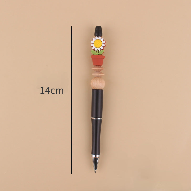 Sunflower Silicone Beaded Pens Handmade Office School Supplies Gift 5