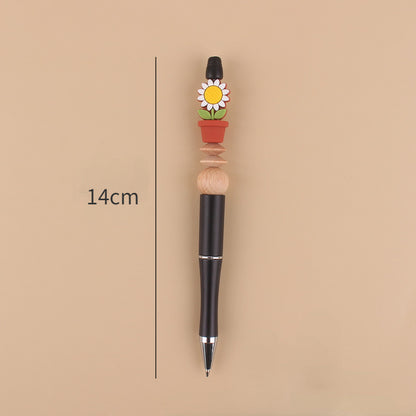 Sunflower Silicone Beaded Pens Handmade Office School Supplies Gift 5