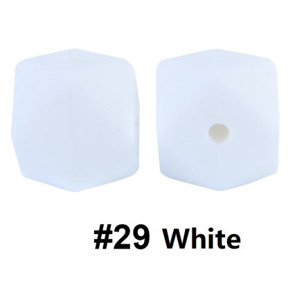 20pcs Christmas Silicone Beads Solid Color Assorted Sizes and Shapes 14