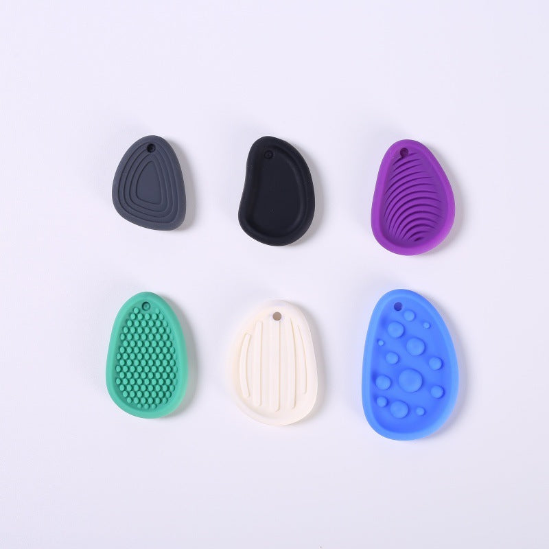 Sensory Stone Silicone Tactile Fidget Toy Worry Stone Stress Relieving