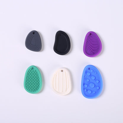 Sensory Stone Silicone Tactile Fidget Toy Worry Stone Stress Relieving