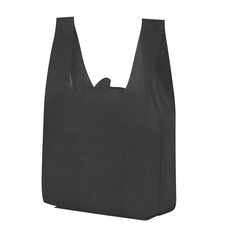 100pcs Solid Color Non-Woven Vest Bags 25*45*12/30*50*14/35*60*16/40*65*18cm 3