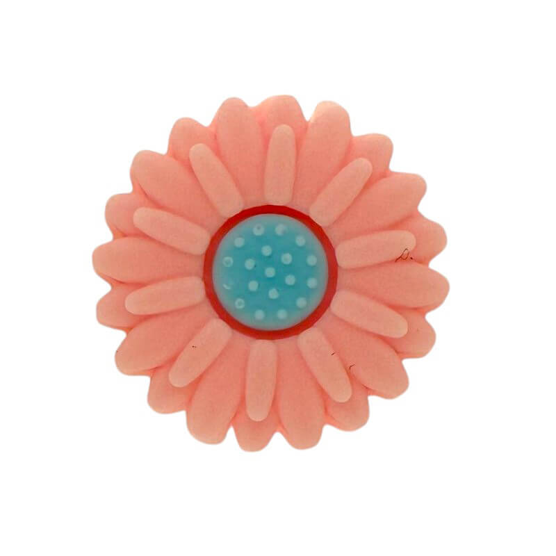 20Pcs Silicone Focal Beads Daisy Sunflower Front Facing Design 18
