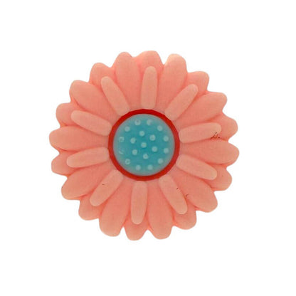 20Pcs Silicone Focal Beads Daisy Sunflower Front Facing Design 18