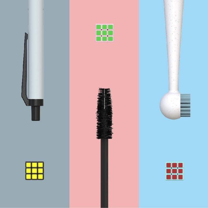 Plastic Mini Fidget Cube 1cm Third-Order Rubik's Cube 3