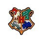 20pcs Silicone Focal Beads Magical School Crest Shield Design