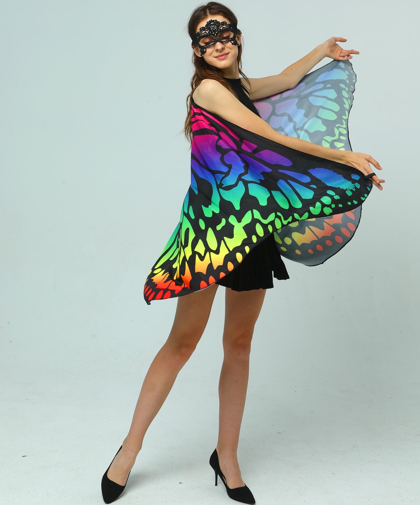 Butterfly Wings Costume Polyester 150cm 2pcs for Adults 53