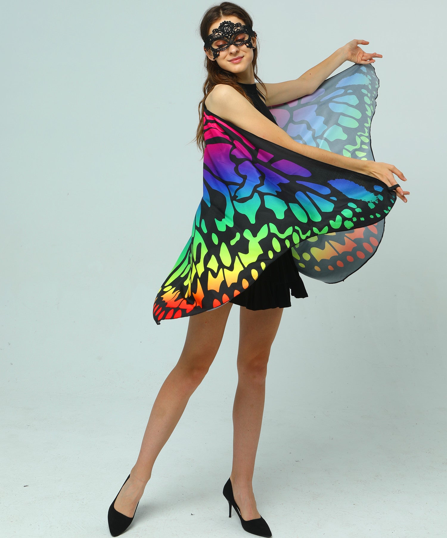 Butterfly Wings Costume Polyester 150cm 2pcs for Adults 53