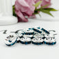 100pcs 10mm Large Hole Rhinestone Spacer Beads Copper Metal Frame 10