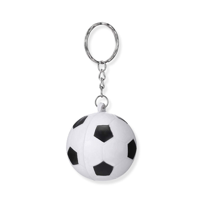 PU Squishy Sports Ball Keychain Sensory Stress Toy 4cm 7