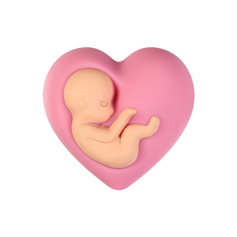 20Pcs Silicone 3D Focal Beads Mother Day Koala Bouquet Holding Heart 12