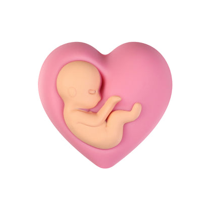 20Pcs Silicone 3D Focal Beads Mother Day Koala Bouquet Holding Heart 12