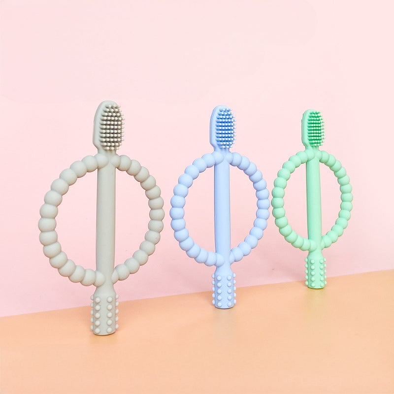 Silicone Teething Toy Baby Can Brush Teeth Grinding Stick