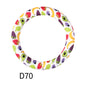65mm Printed Silicone Beads Rings 23