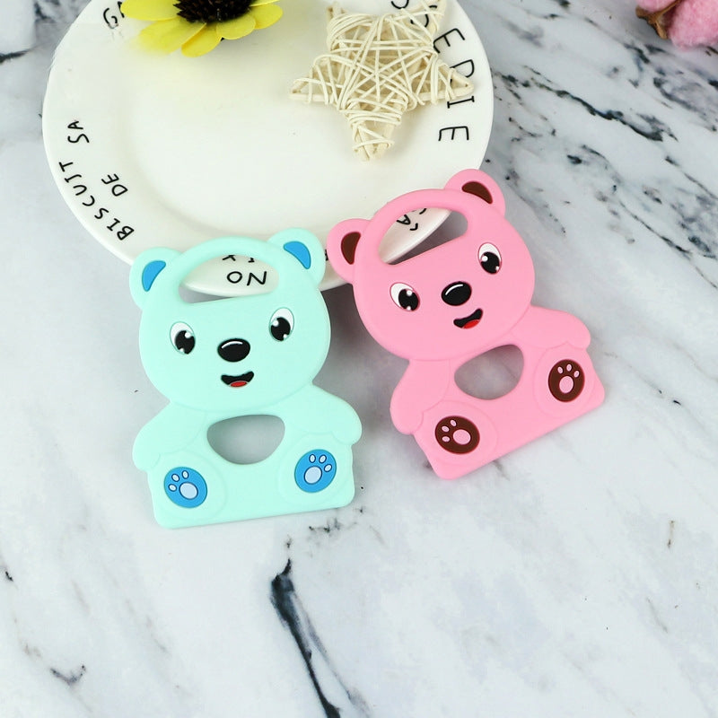Cartoon Baby Bear Silicone Teething Toy for Baby 2