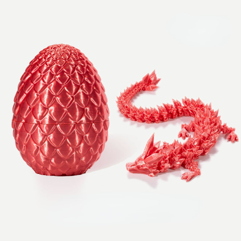 Dragon Egg 3D Printed Fidget Toy Articulated Flexible 10