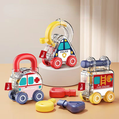 Plastic Montessori Toys Numbers Pairing Key Unlocking Educational Toy 2