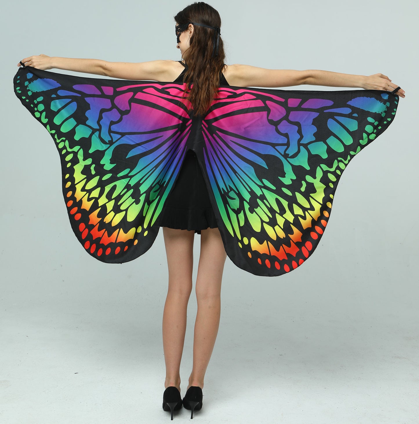 Butterfly Wings Costume Polyester 150cm 2pcs for Adults 58