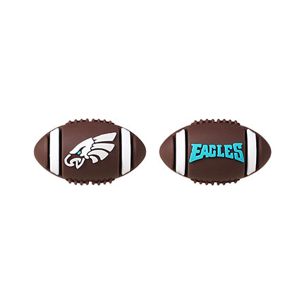 Silicone 3D Focal Beads American Football Team Logo Football Shape 5