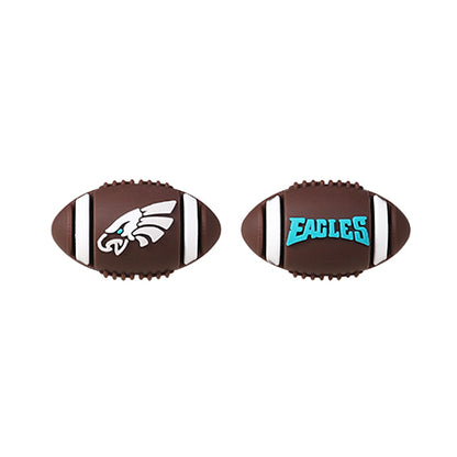 Silicone 3D Focal Beads American Football Team Logo Football Shape 5