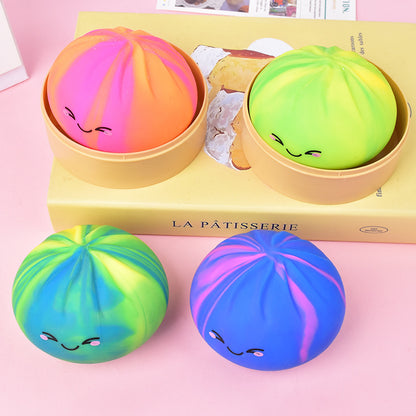 TPR Steamed Stuffed Bun Squishy Toy Sensory Stress Relief Squeeze 3