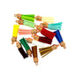100pcs Leather Keychain Tassels Bulk for Crafts Acrylic Blanks Charms 2