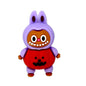 20Pcs Silicone 3D Focal Beads Bunny Costume Figure Holding Hands 8