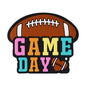 Silicone Focal Beads Ball Game Match Day Printed Text Design 14