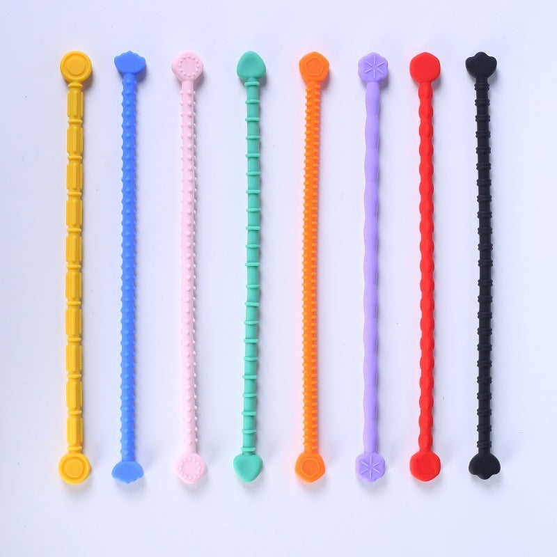 Tactile Sensory Stick Soft Silicone Fidget Worry Toy