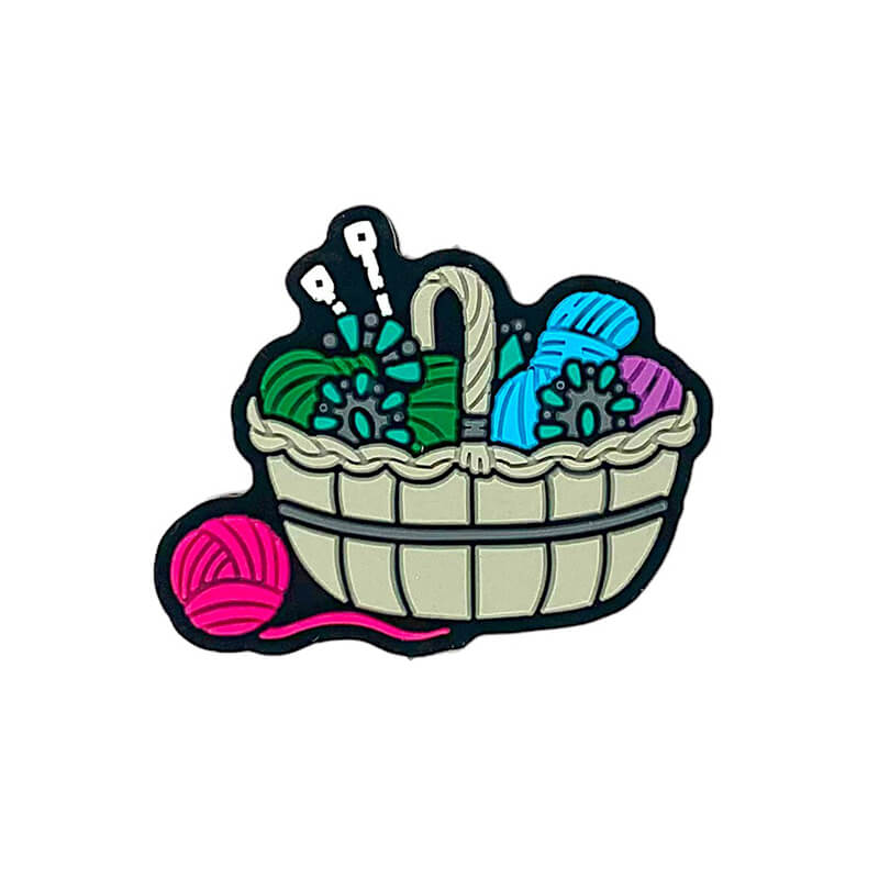 Silicone Focal Beads Western Turquoise Yarn Basket Design