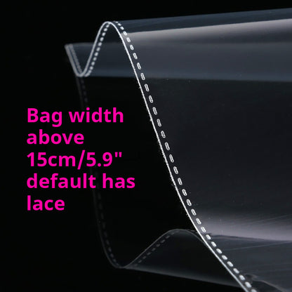 100pcs Transparent Self-Adhesive OPP Bags 15x25cm 2mil-3.5mil Packaging 4