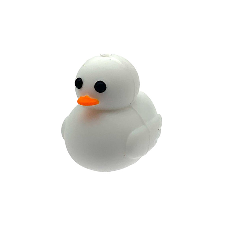 Silicone 3D Focal Beads Little Duck Side Profile 4