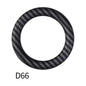 65mm Printed Silicone Beads Rings 24