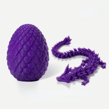 Dragon Egg 3D Printed Fidget Toy Articulated Flexible 13