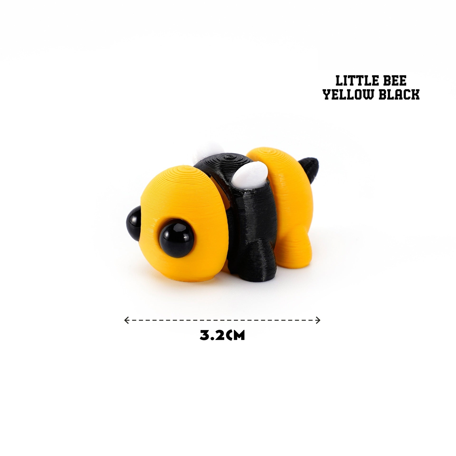 Bee 3D Printed Fidget Toy Articulated Flexible 5