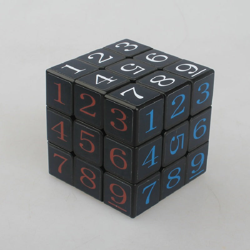 Plastic Number Puzzle Fidget Cube Rubik's Cube 57mm 7