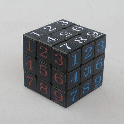Plastic Number Puzzle Fidget Cube Rubik's Cube 57mm 7
