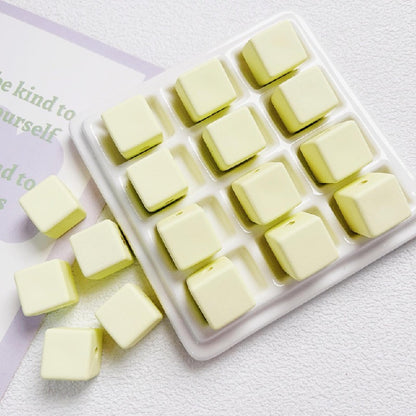 10pcs 16mm Cube Acrylic Beads DIY Bracelet Making 14