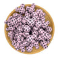 20pcs Mickey Printed LV Silicone Focal Beads 5