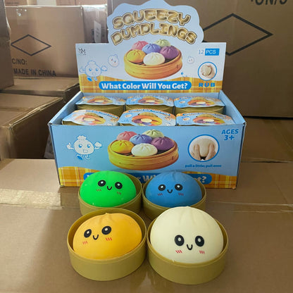 TPR Squishy Steamed Stuffed Bun Sensory Toy  10