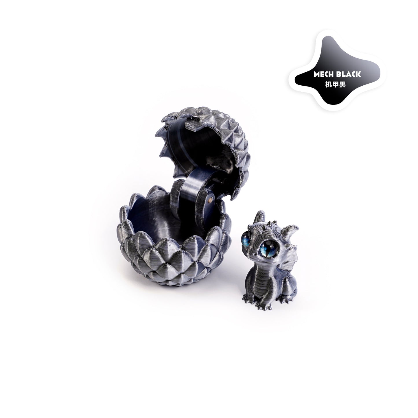 3D Printed Openable Dragon Egg Set Cute Pet Dragon Ornament Gift