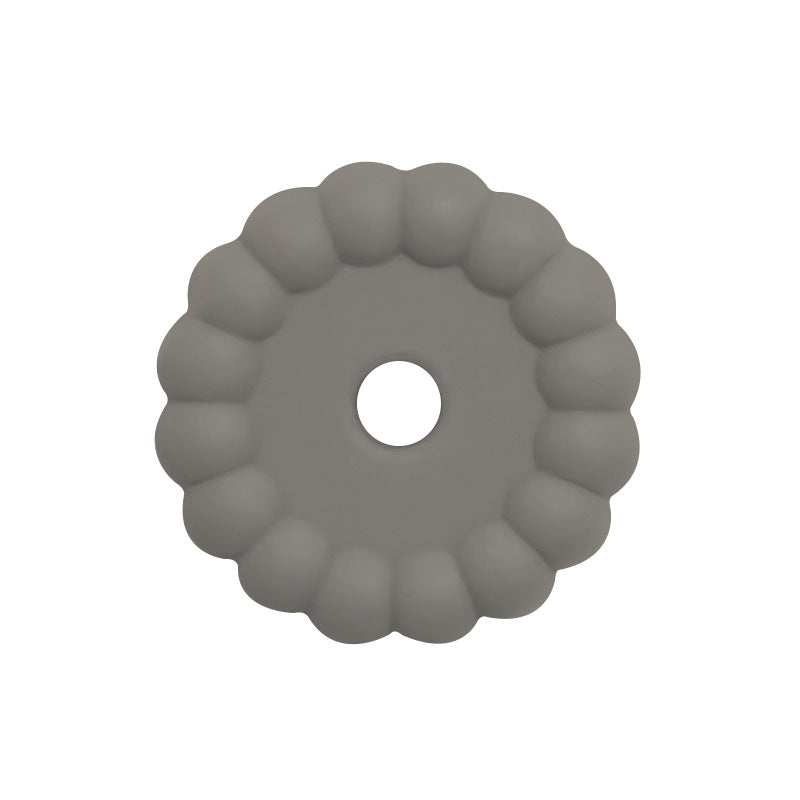 50pcs 12mm 15mm Solid Color Silicone Disc Spacer Beads DIY Craft Supplies 9