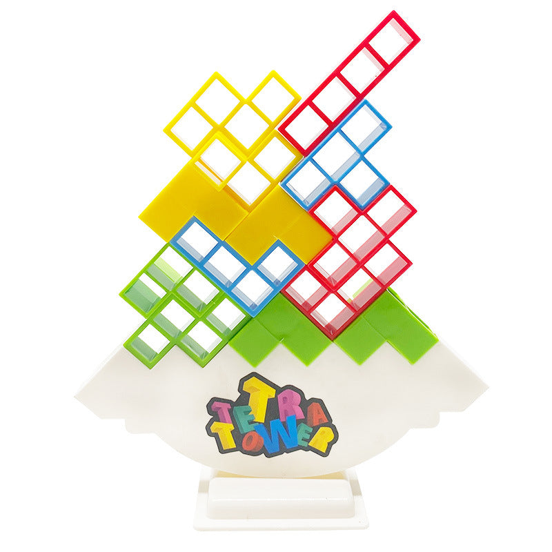 Plastic Tetris Stacking Balance Blocks Tabletop Game for Kids 4
