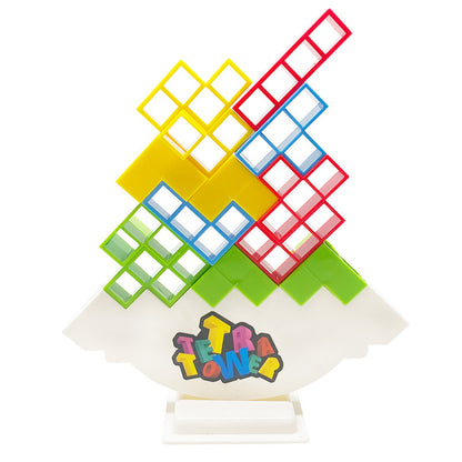 Plastic Tetris Stacking Balance Blocks Tabletop Game for Kids 4
