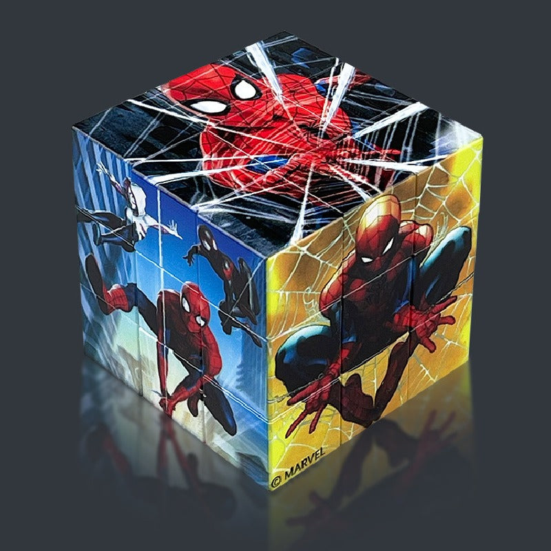 Neutral Ice and Snow Themed Rubik's Cube Fidget Toy 57mm 4