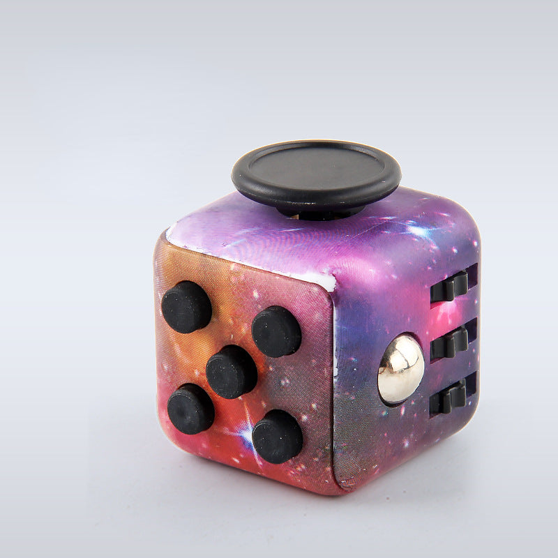 Silicone Fidget Cube 6-Function Decompression Desk Toy 3.4cm 13