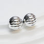 50pcs 14mm Pumpkin Acrylic Beads Silver Gold Black Red Pink Green Blue 2
