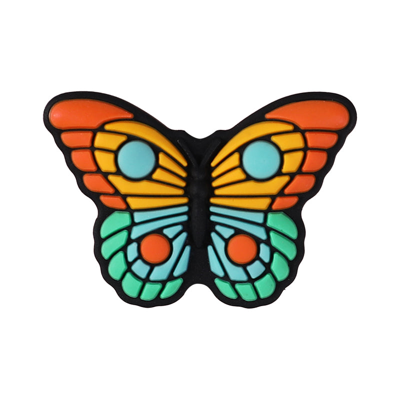 Silicone Focal Beads Butterfly Eight Styles Variety Design 17