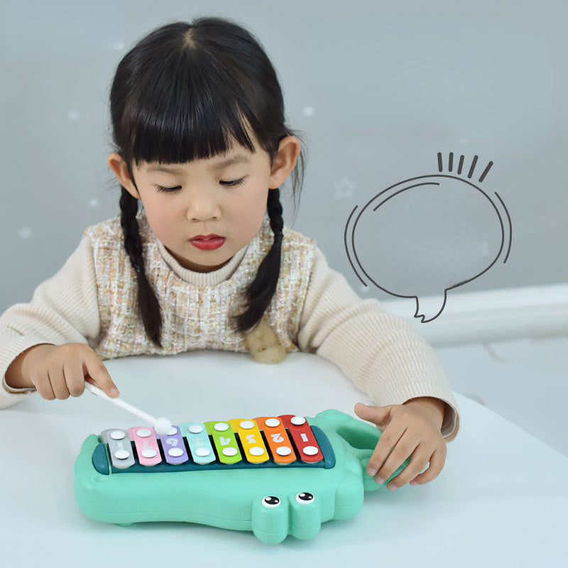 Plastic Kids Musical Instrument Eight-Tone Percussion Piano Toy 3